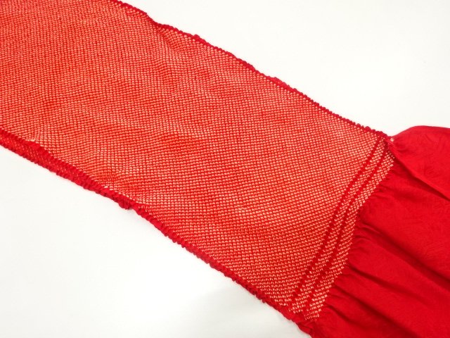 JAPANESE KIMONO / OBIAGE FOR FURISODE / SILK / SHIBORI